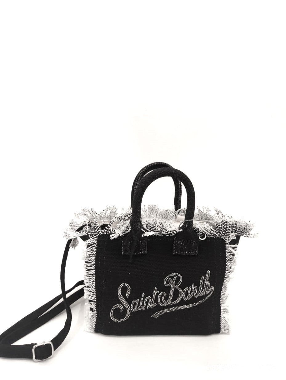 MC2 Saint Barth Vanity Mini Canvas Bag | Black