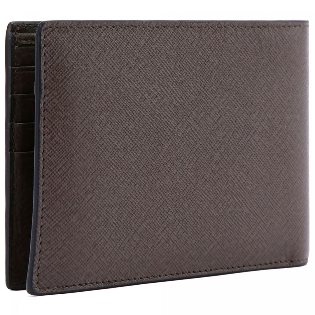La Martina Men's Leather Wallet with Coins Pocket | Grey