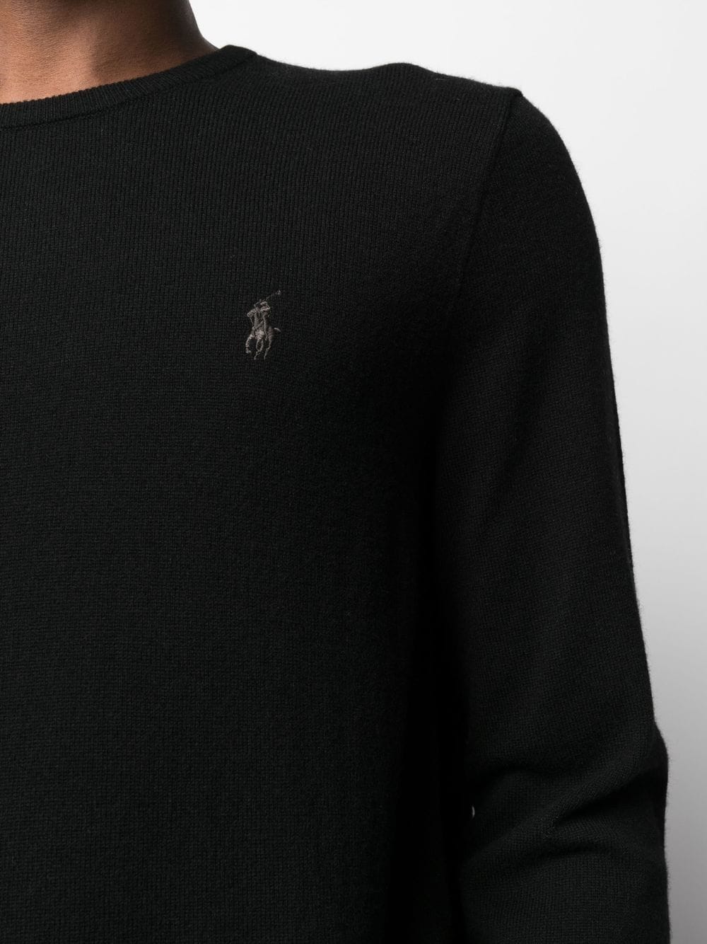 Ralph Lauren Wool Crewneck Jumper | Black