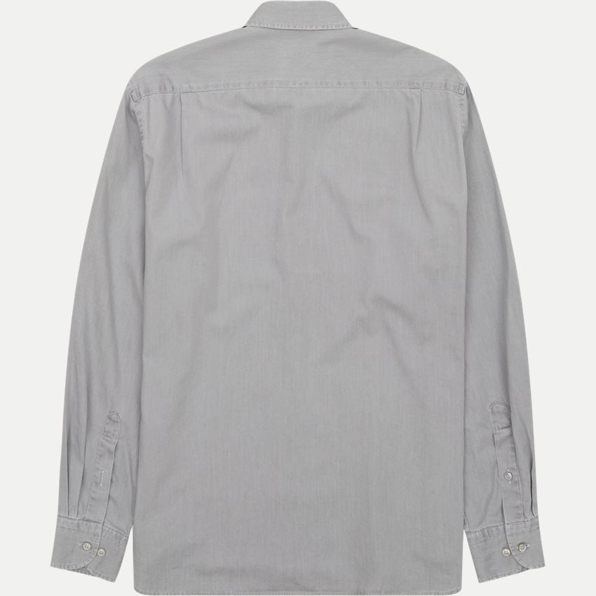 Paul & Shark Giza Cotton Xsoft Light Denim Shirt | Grey