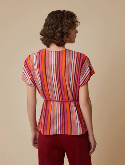 PennyBlack Striped Jersey Tunic | Fuchsia Multi