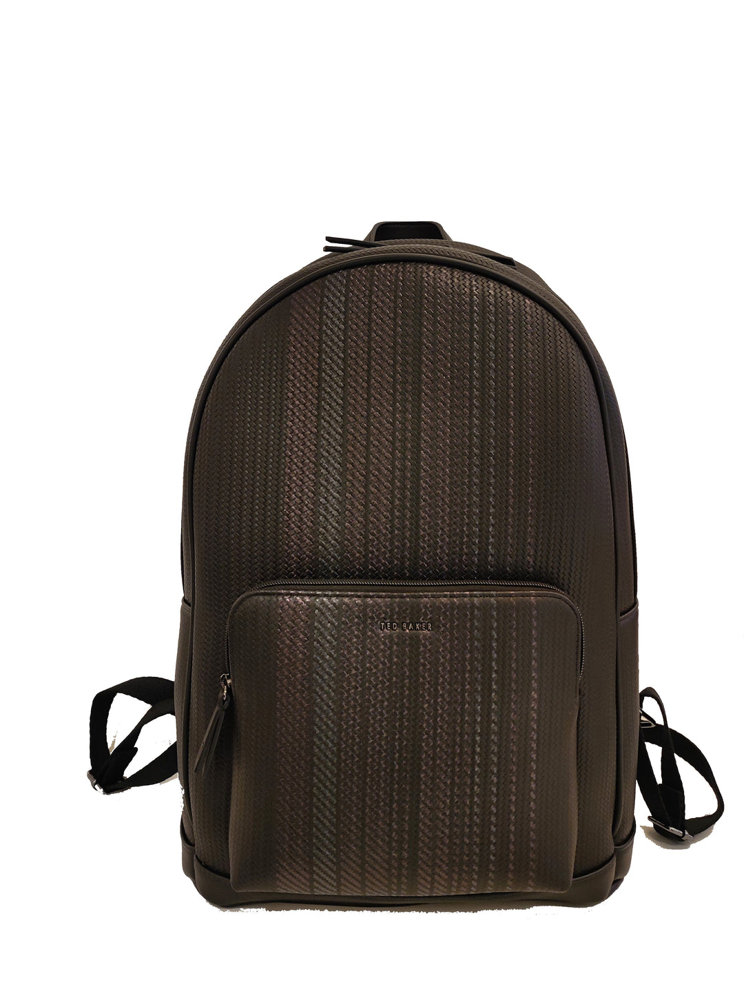 Ted Baker Waliis Printed Weave PU Backpack | Black