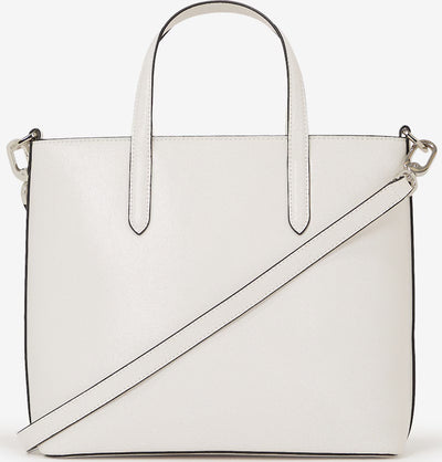 Karl Lagerfeld Essential Logo Mini Tote Bag | White