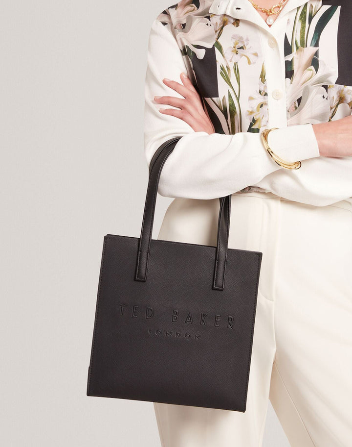 Ted Baker Seacon Crosshatch Small Icon Bag | Black