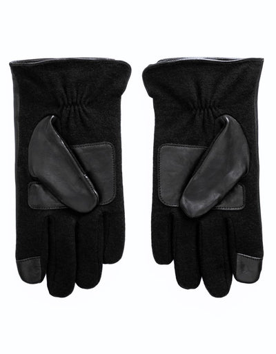 Ralph Lauren Leather Gloves | Black