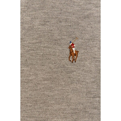 Ralph Lauren Slim Fit Knit Cotton Oxford Shirt | Boulder Grey