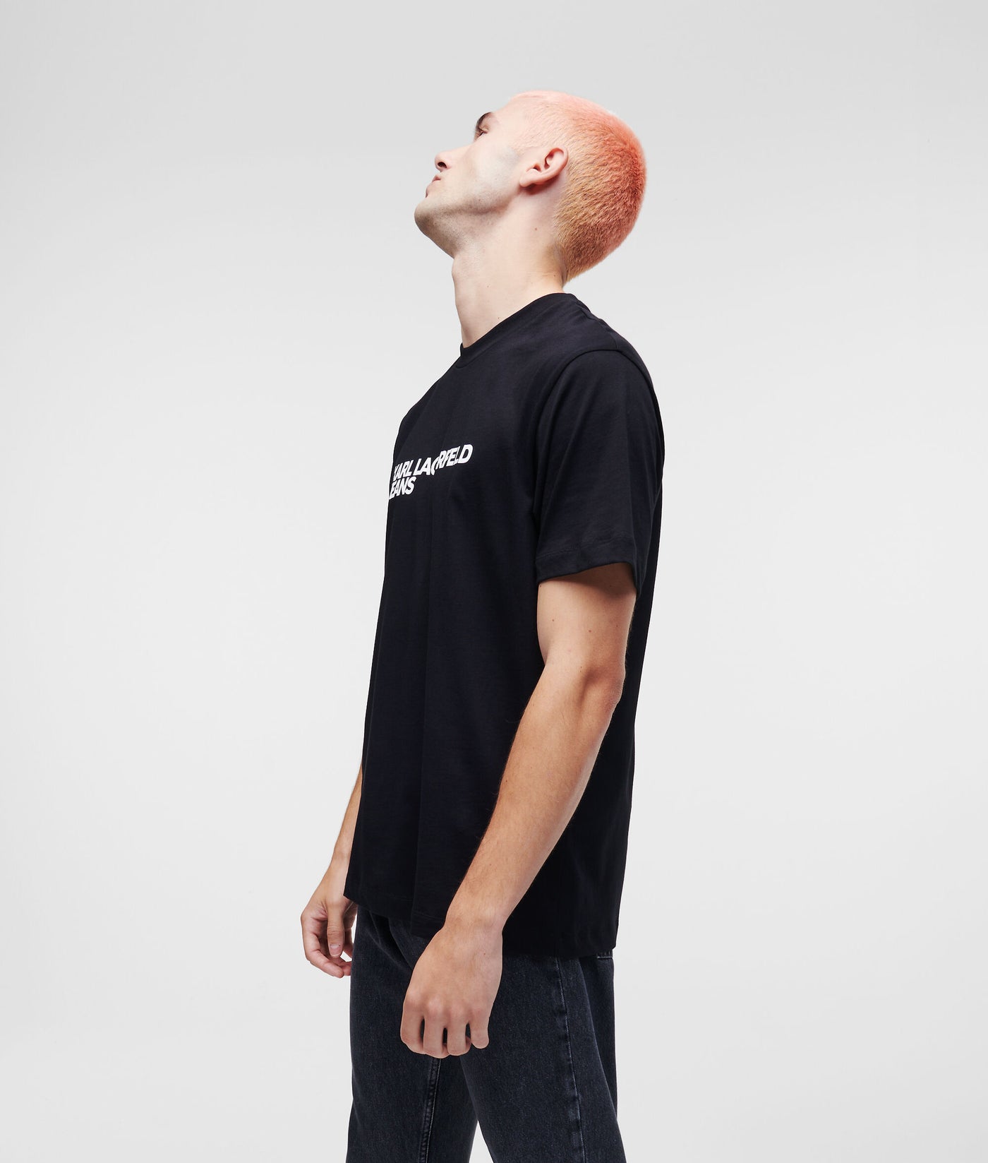 Karl Lagerfeld Logo Regular Fit T-shirt | Black