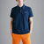 Paul & Shark Printed Shark Seaqual® Yarn Polo Shirt | Navy