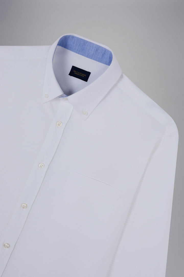 Paul & Shark Linen and Cotton Shirt | White