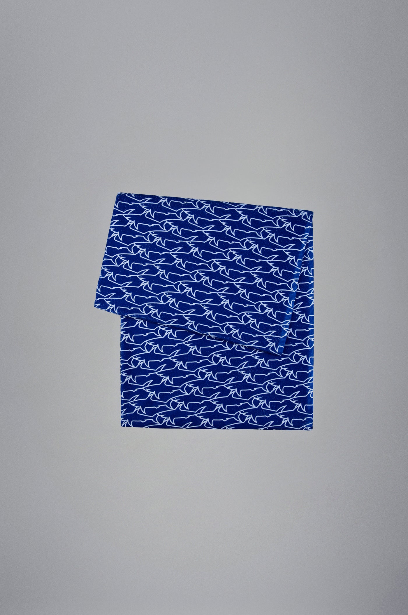 Paul & Shark Cotton & Microfiber Beach Towel with Sharks Print | Blue