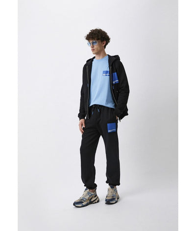 Karl Lagerfeld Relaxed Fit Track Pants | Black