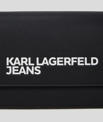 Karl Lagerfeld Logo Crossbody Bag | Black