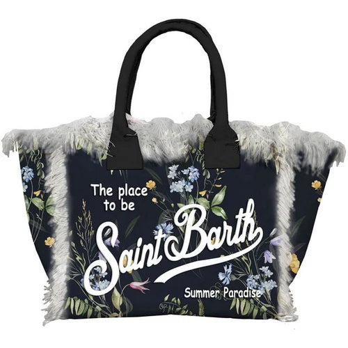 MC2 Saint Barth Vanity Canvas Bag | Black