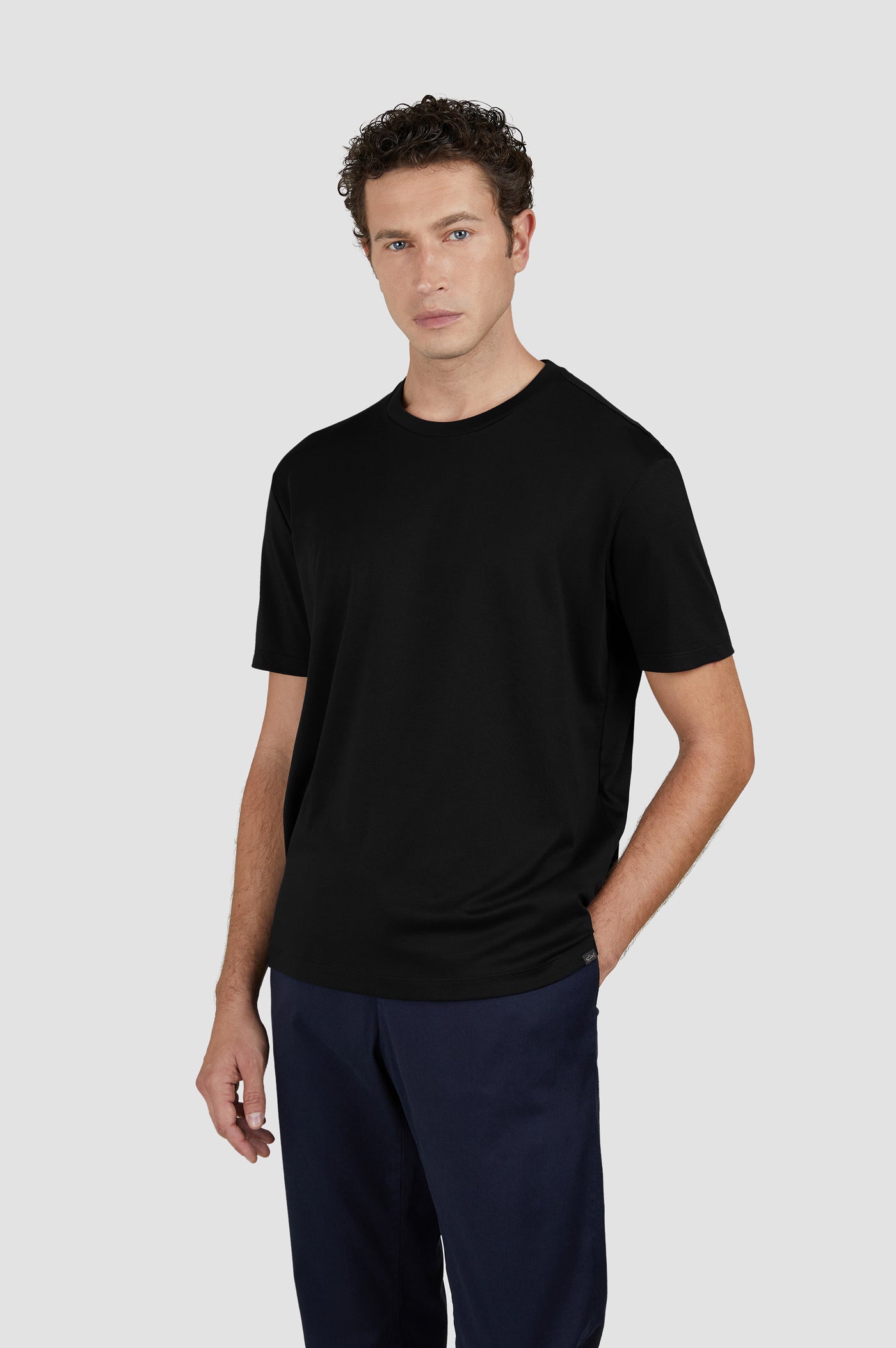 Paul & Shark Supima® Cotton Jersey T-shirt | Black