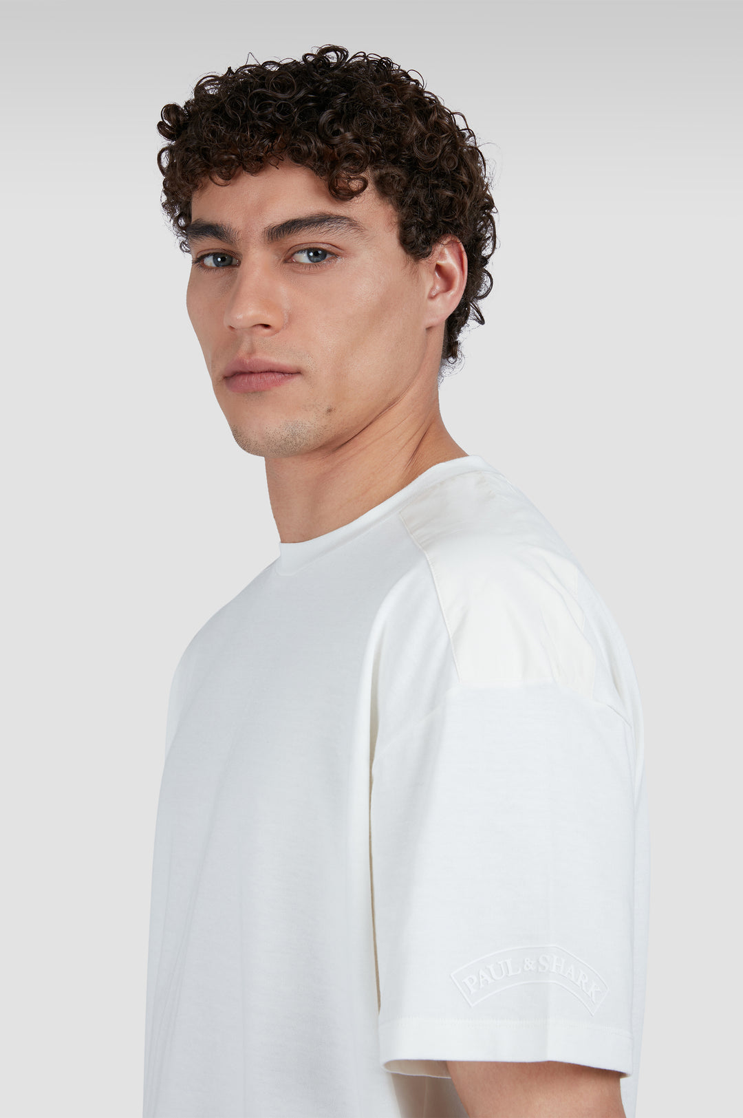 Paul & Shark Regular Fit Cotton T-shirt | Cream