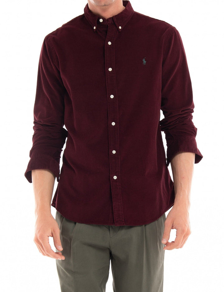 Ralph Lauren Corduroy Slim Fit Shirt | Harvard Wine