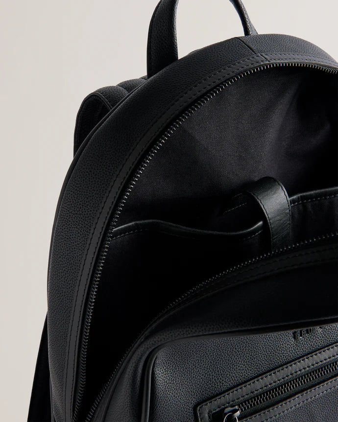 Ted Baker Lansen Recycled Leather Backpack | Black