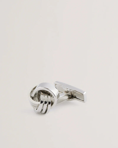 Ted Baker Knotted Cufflinks | Silver