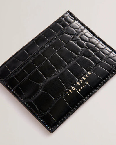 Ted Baker Peryyy Croc Effect A6 Notebook+Cardholder | Black