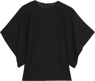 Ted Baker Cherika Bat Wing Sleeve Top | Black