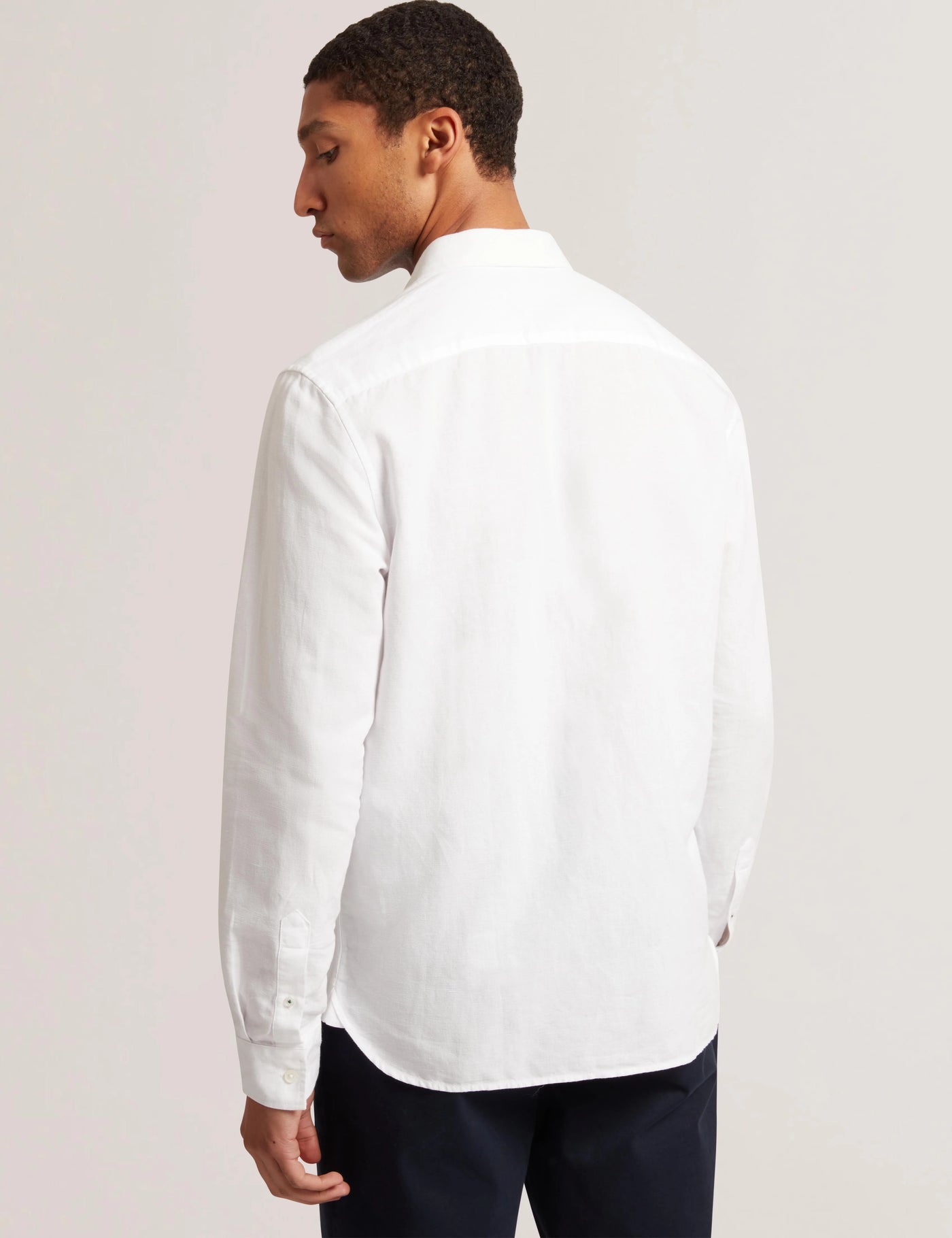 Ted Baker Zafra Regular Linen Shirt | White