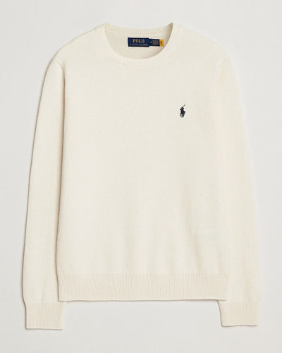 Ralph Lauren Wool and Cotton Pullover | Andover Cream