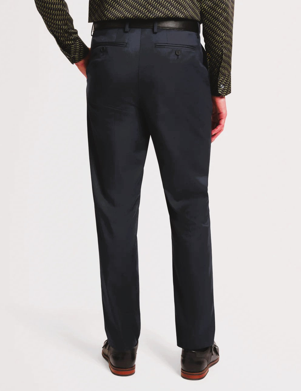 Ted Baker Saisont Slim Wool Blend Trouser With Stretch | Black