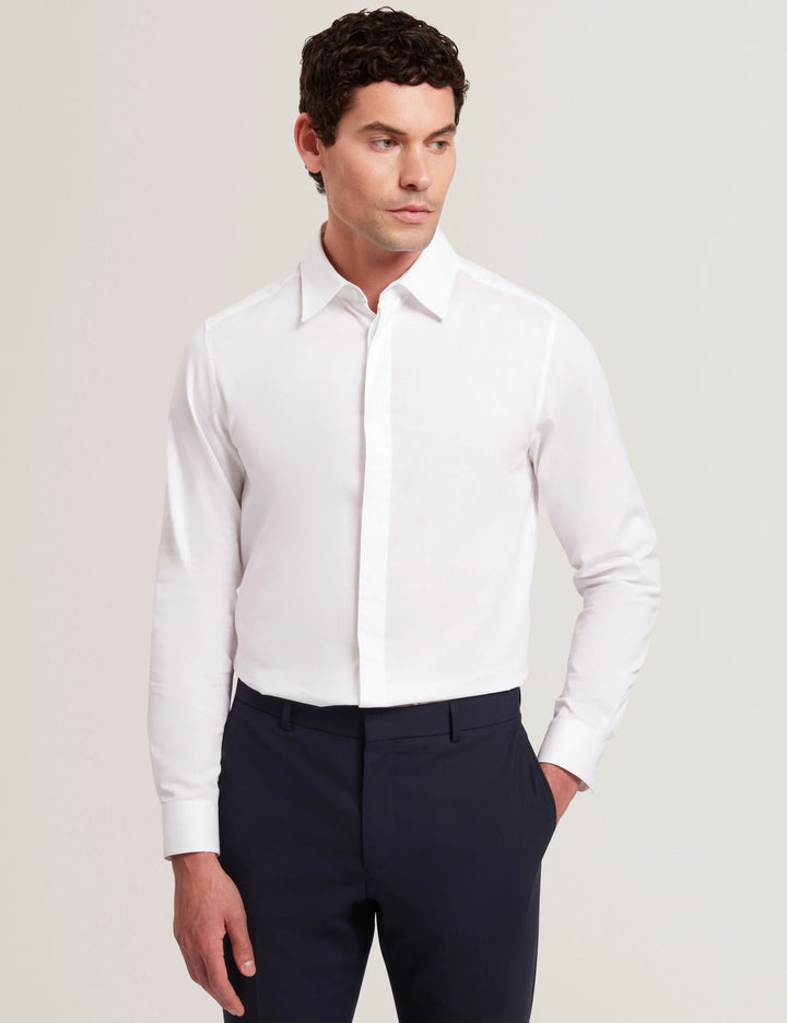 Ted Baker Tibor Regular Fit Smart Twill Shirt | White