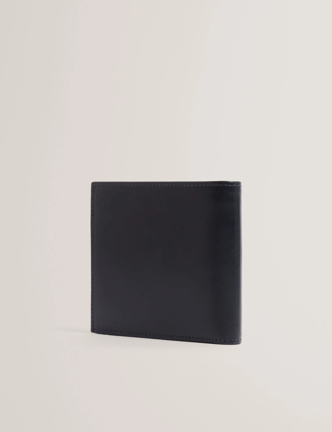 Ted Baker Embossed Corner Leather Coin Wallet | Navy