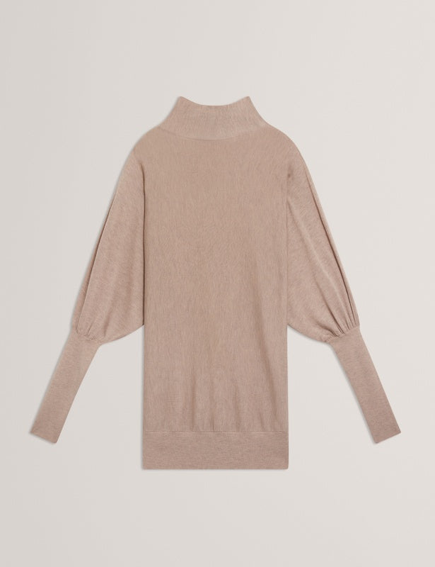 Ted Baker Jeania Funnel Neck Jumper | Taupe