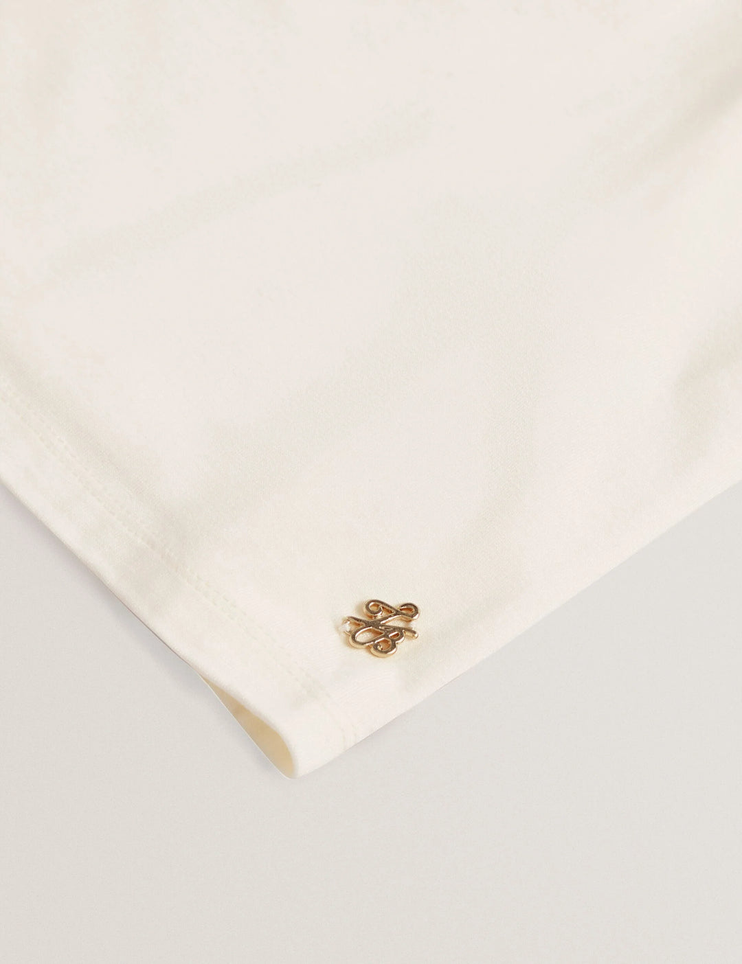 Ted Baker Soft Touch Fitted Short Sleeve T-Shirt | Ivory