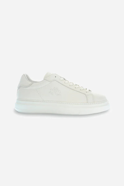 La Martina Men's Shoes Leather Trainers | Off White