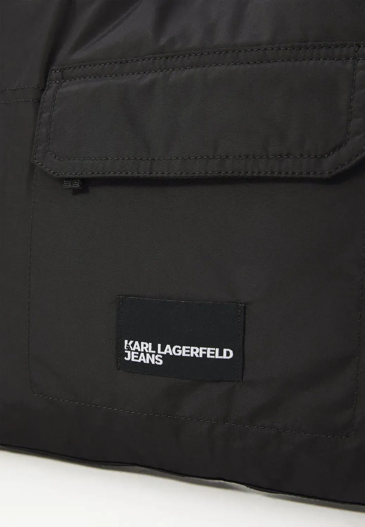 Karl Lagerfeld Nylon Utility Shopper Bag | Black