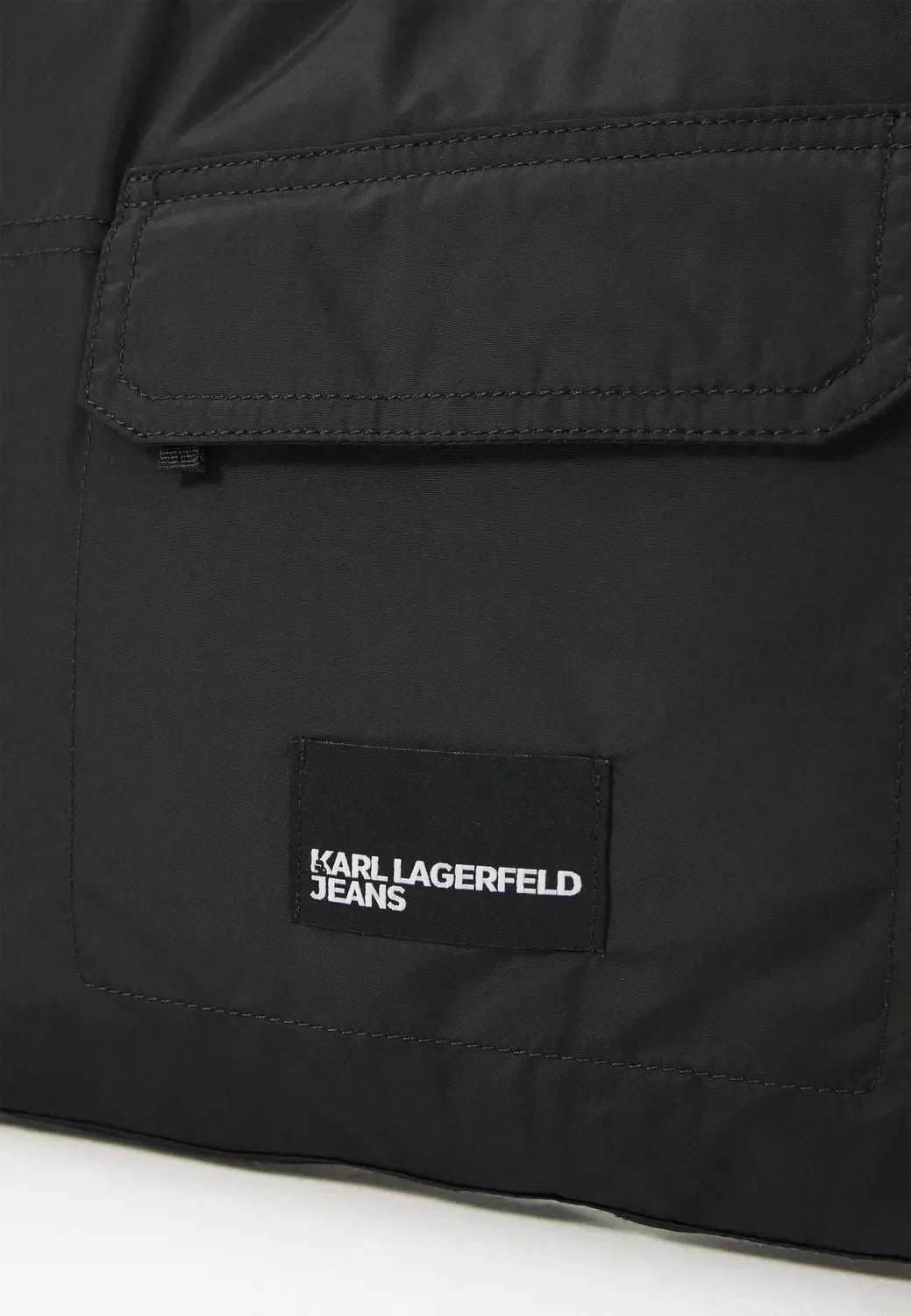 Karl Lagerfeld Nylon Utility Shopper Bag | Black
