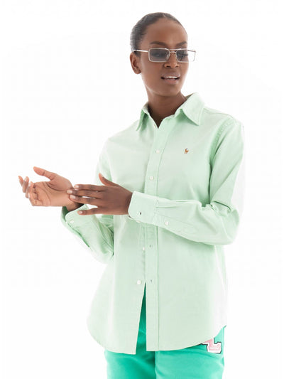 Ralph Lauren Oxford Shirt Relaxed Fit | Lime Drop