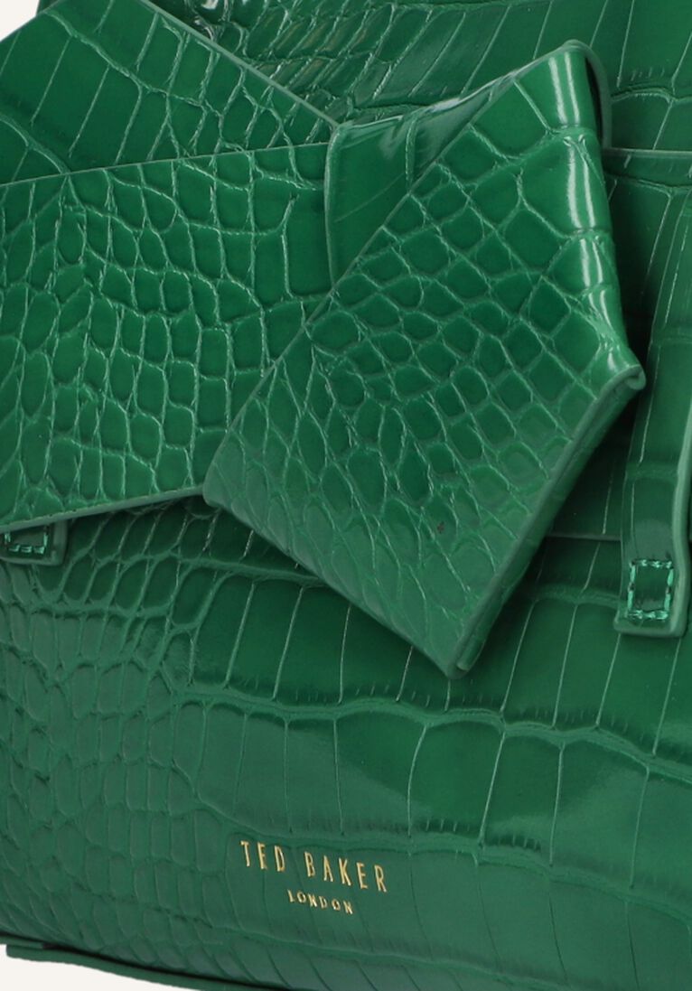 Ted Baker Ssansa Knot Bow Mini Top Handle Bag | Bright Green