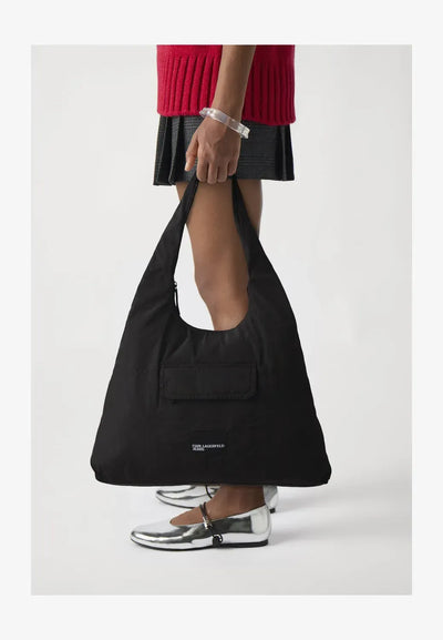 Karl Lagerfeld Nylon Utility Shopper Bag | Black