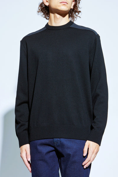Paul & Shark Typhoon Re4x4 Soft Cool Touch Wool Crewneck | Navy