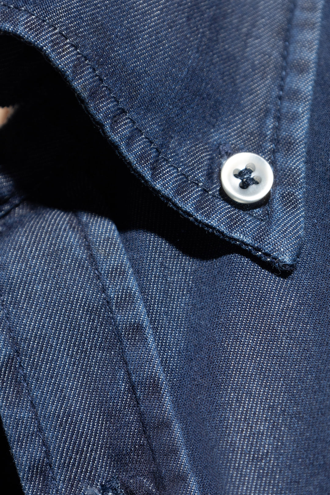 Paul & Shark Giza Cotton X-Soft Light Denim Shirt | Navy