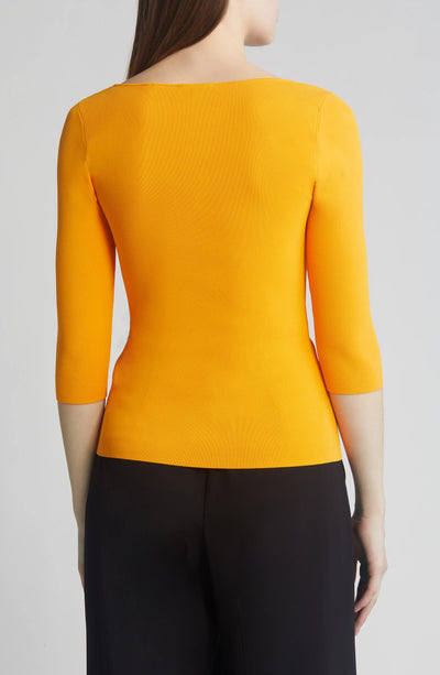 Ted Baker Vallryy Square Neck Sweater | Orange