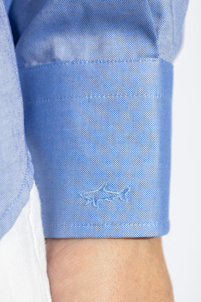 Paul & Shark Cotton Summer Oxford Shirt | Blue