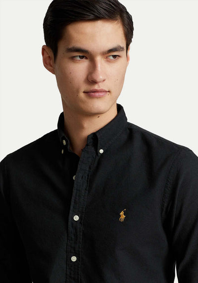 Ralph Lauren Oxford Slim Fit Shirt | Black