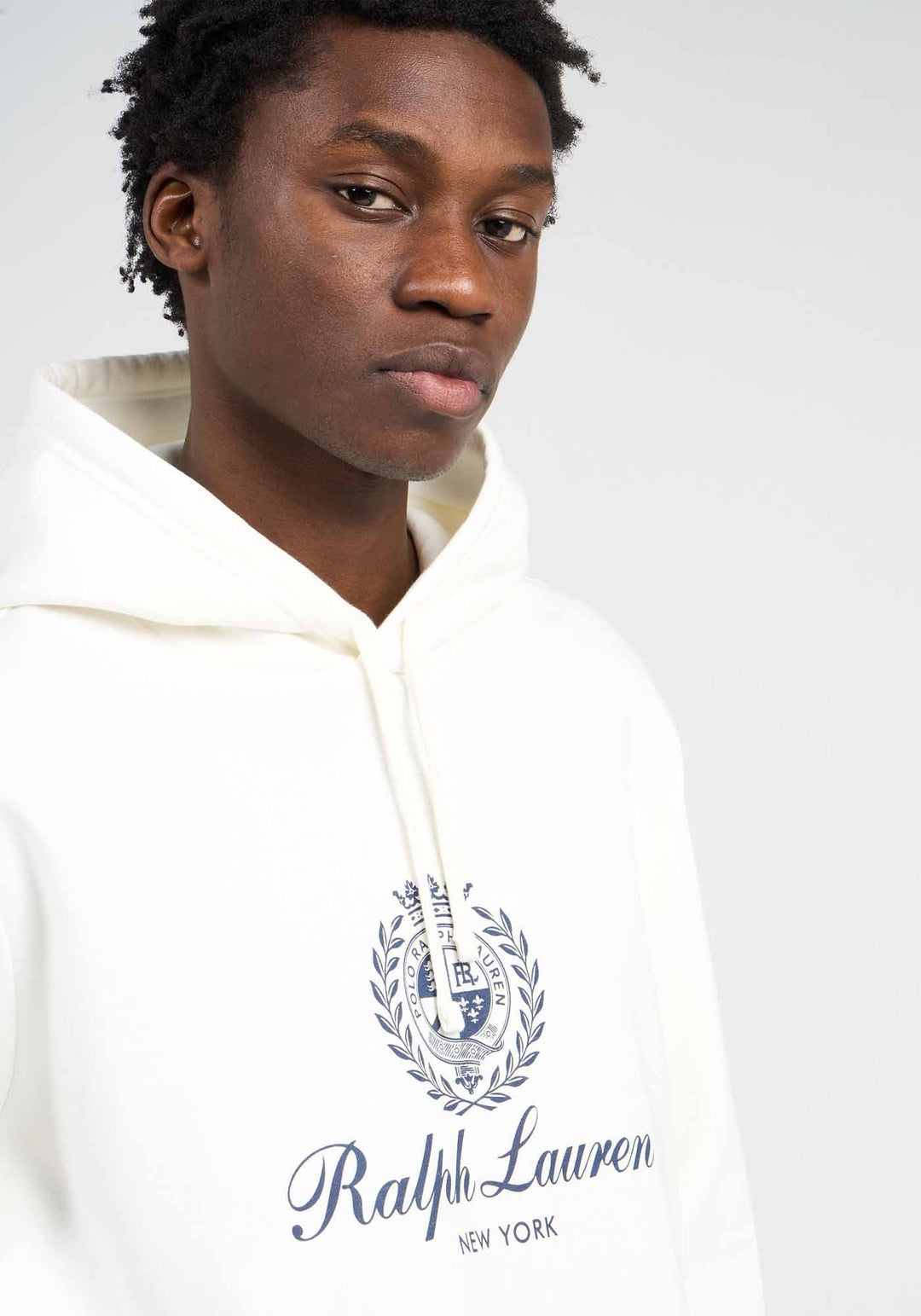 Ralph Lauren Sweatshirt with Graphic Fleece | White