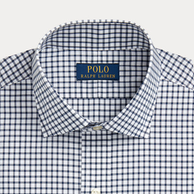 Ralph Lauren Custom Fit Poplin Shirt | Navy/White