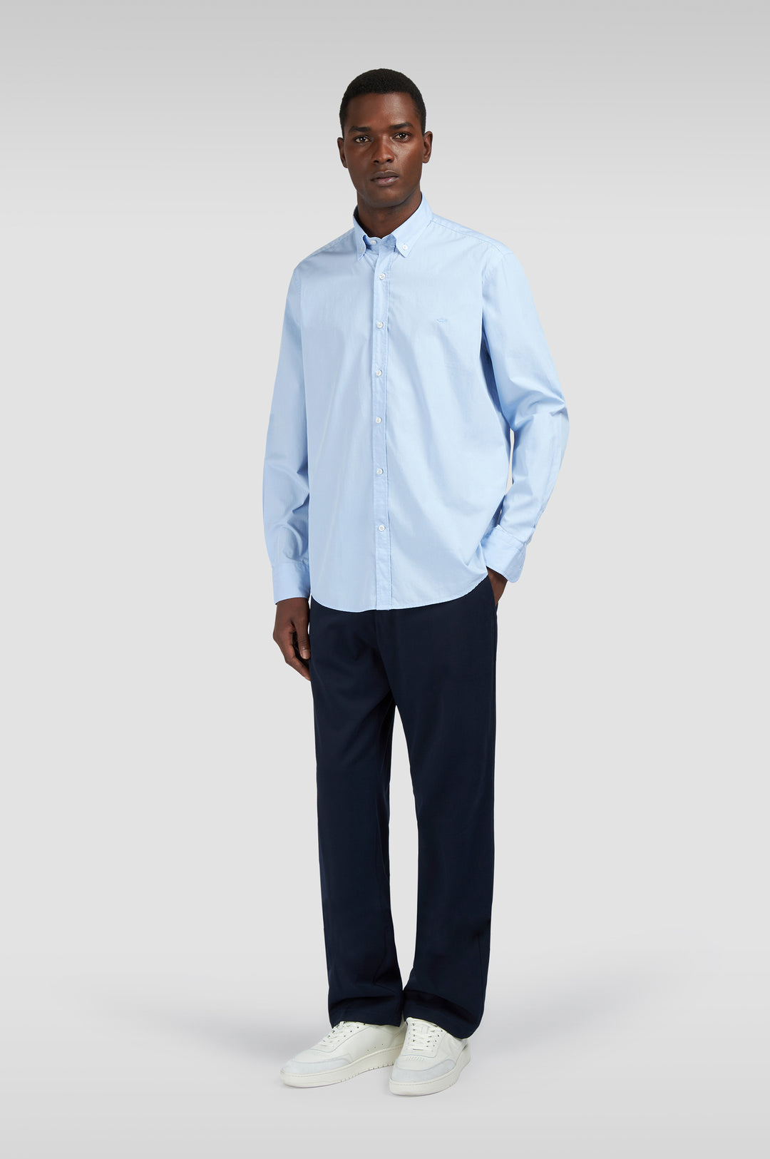 Paul & Shark Cotton Poplin Shirt | Light Blue