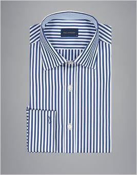 Paul & Shark Cotton Poplin Shirt | Blue/White