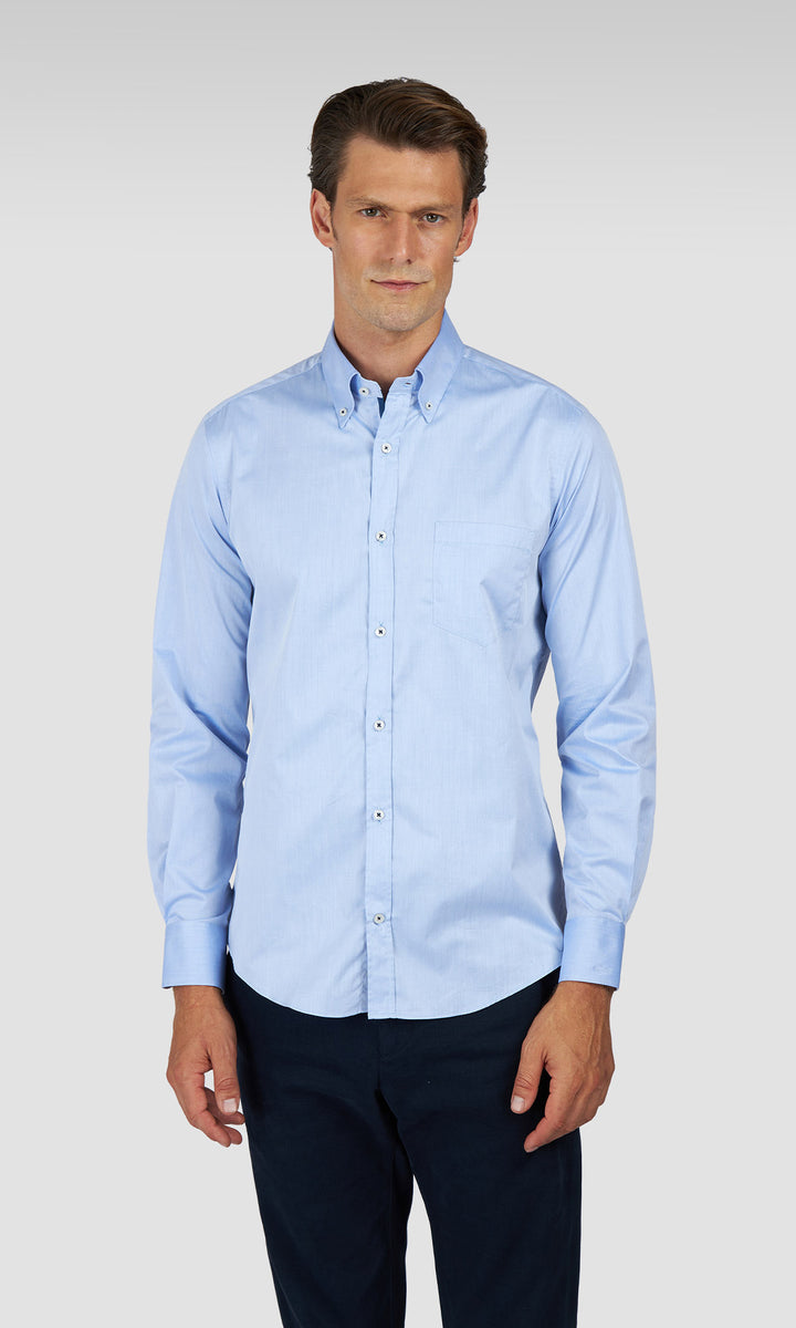 Paul & Shark Cotton Twill Shirt | Blue