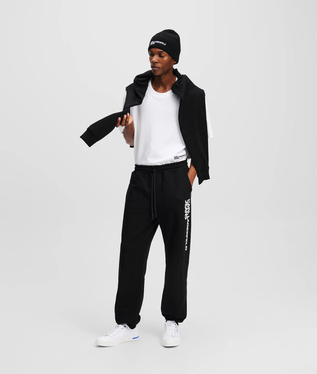 Karl Lagerfeld Slim Fit Men's Sweatpants | Black