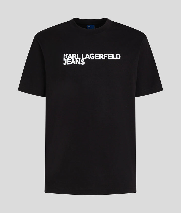 Karl Lagerfeld Regular Logo Men's T-shirt | Black