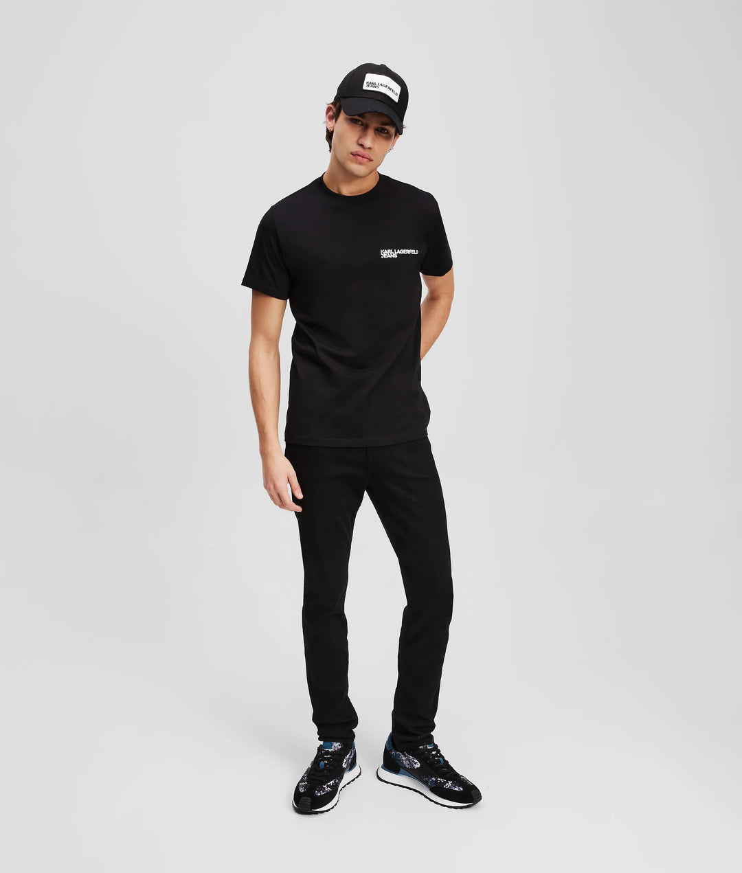 Karl Lagerfeld Slim Fit Men's T-shirt | Black